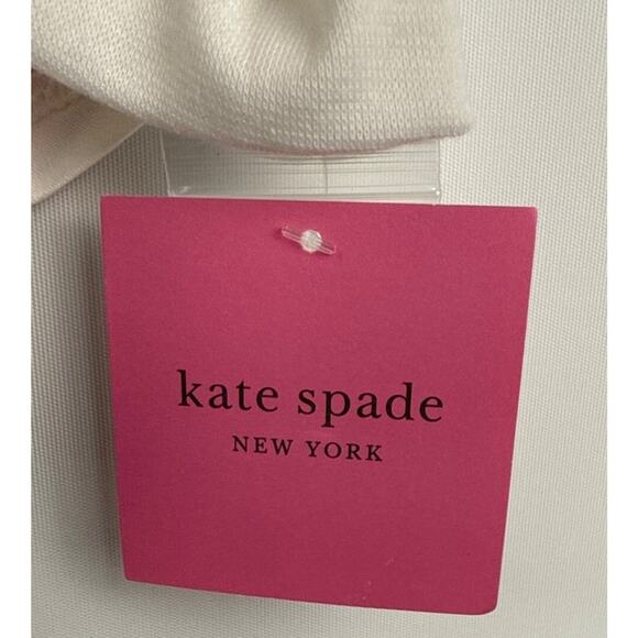 Kate Spade Pajama Set Joggers Womens Large Holiday Spirit Print Brushed Jersey - Picture 10 of 11